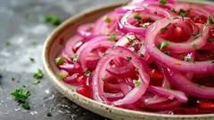 Ich bereite eingelegte Zwiebeln nur so zu – sie werden knackig und sehr lecker